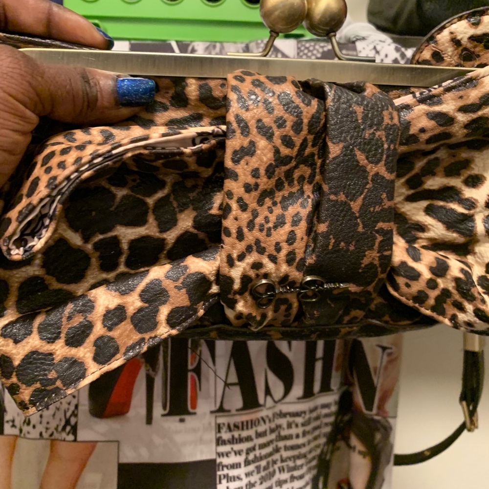 Jessica Simpson clutch and wedge heels